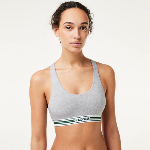 Cotton Racer Back Bralette - Lacoste - Modalova