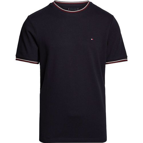 Cotton Tipped Collar T-Shirt - Tommy Hilfiger - Modalova