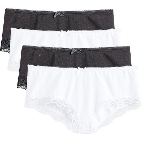 Pack of 4 Maternity Shorts with Lace Trim - LA REDOUTE COLLECTIONS - Modalova