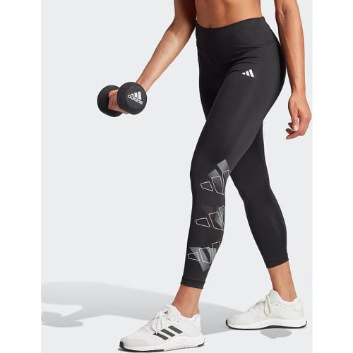 Training Essentials Brand Love Cropped Gym Leggings - adidas performance - Modalova