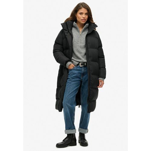 Longline Hooded Puffer Jacket - Superdry - Modalova