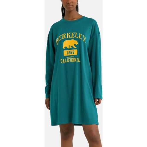 Cotton Nightshirt with Long Sleeves - Berkeley - Modalova