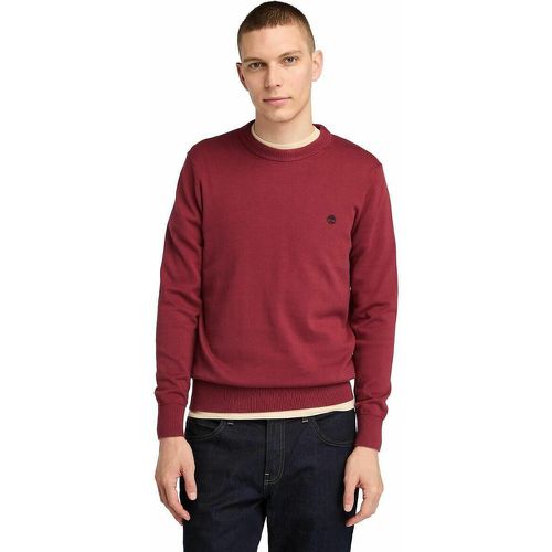 Cotton Regular Fit Jumper with Crew Neck - Timberland - Modalova