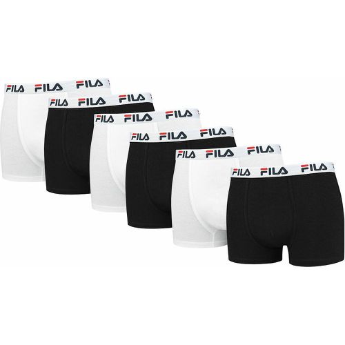 Pack of 6 Plain Hipsters - Fila - Modalova