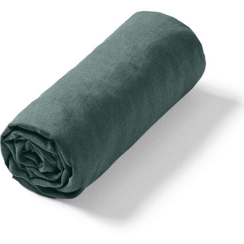 Elina 100% Washed Linen Fitted Sheet - AM.PM - Modalova