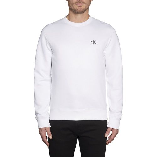 CK Essential Sweatshirt in Cotton Blend with Crew Neck - Calvin Klein Jeans - Modalova