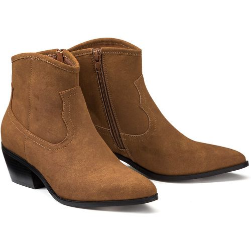 Block Heel Ankle Boots - LA REDOUTE COLLECTIONS - Modalova