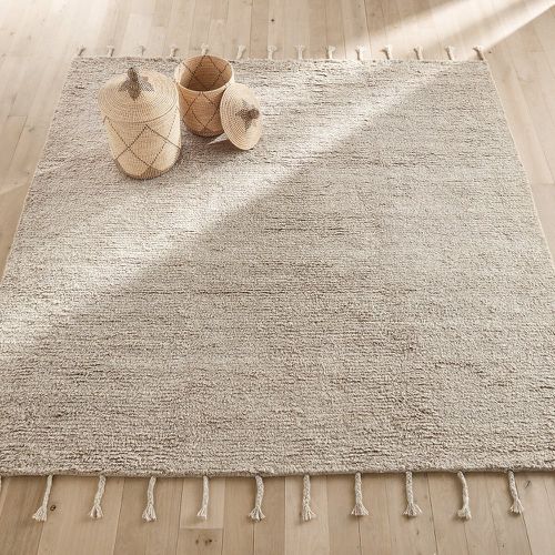 Neroli Berber Style Fringed Square Wool XL Rug - AM.PM - Modalova