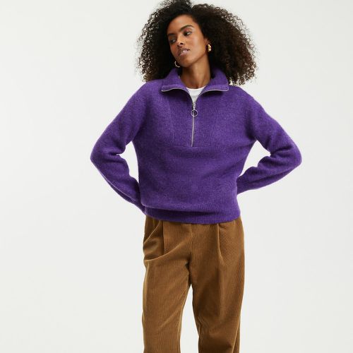 Half Zip Jumper in Wool/Alpaca Mix - LA REDOUTE COLLECTIONS - Modalova