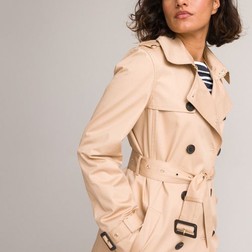 Cotton Long Trench Coat - LA REDOUTE COLLECTIONS - Modalova