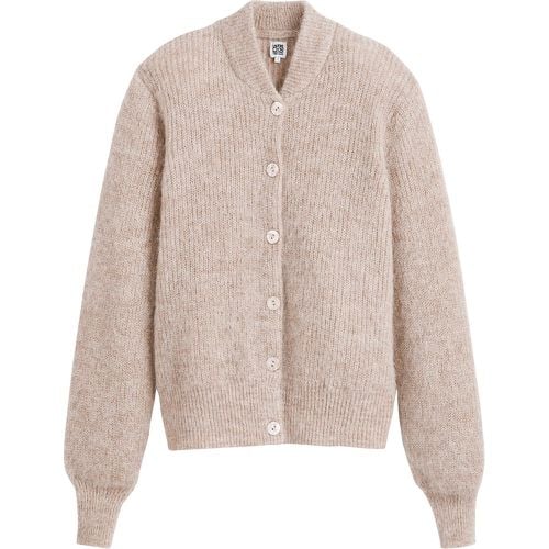 Alpaca Mix Bomber Cardigan - LA REDOUTE COLLECTIONS - Modalova