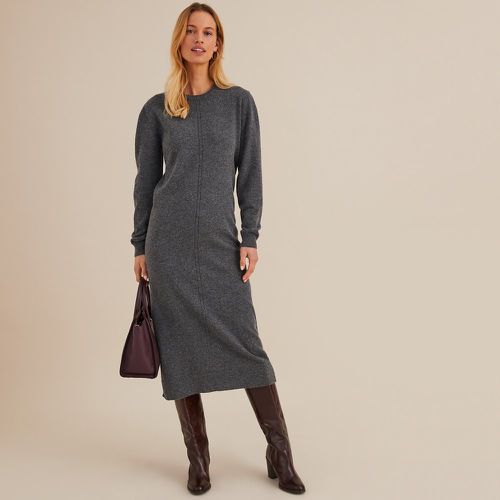 Wool Shift Dress with Long Sleeves - Anne weyburn - Modalova