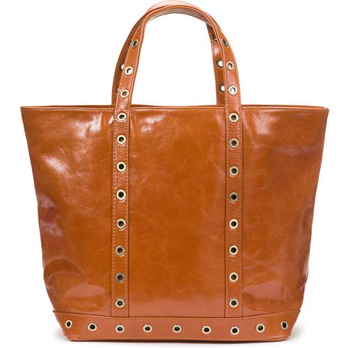 Patent Leather Tote Bag, Medium - VANESSA BRUNO - Modalova