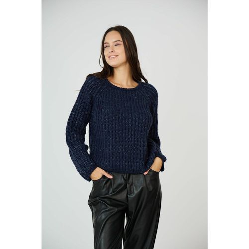 Chunky Knit Jumper with Crew Neck - SEE U SOON - Modalova