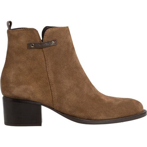 Suede Heeled Ankle Boots - tamaris - Modalova