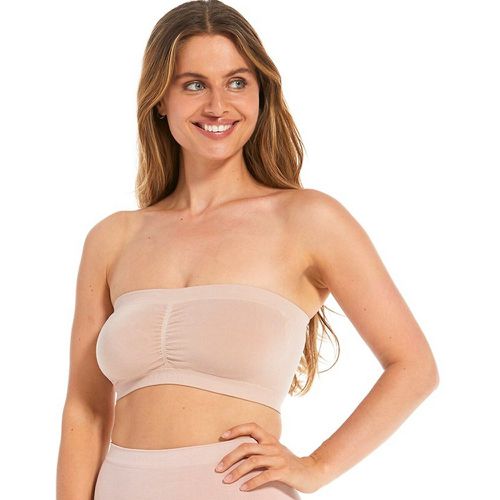 Bamboo Bandeau Bra with Push-Up Effect - magic bodyfashion - Modalova