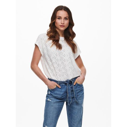 Broderie Anglaise T-Shirt - Only Petite - Modalova