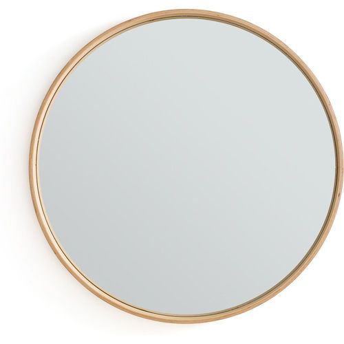 Alaria 80cm Diameter Oak Veneer Round Mirror - LA REDOUTE INTERIEURS - Modalova