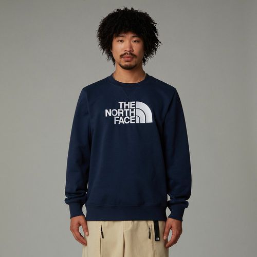 Drew Peak Logo Sweatshirt in Cotton Mix with Crew Neck - The North Face - Modalova