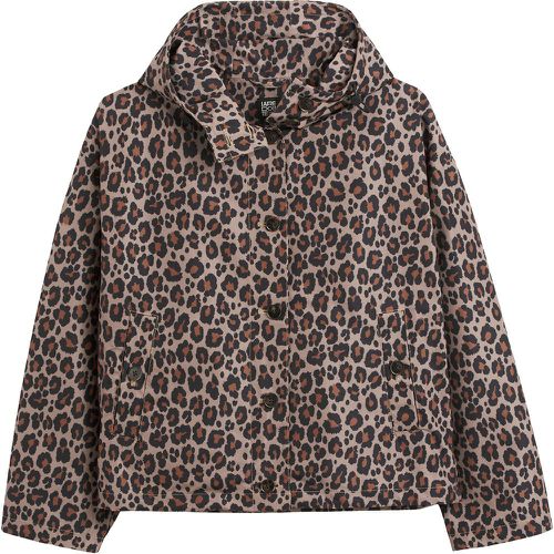 Animal Print Short Windbreaker with Hood - LA REDOUTE COLLECTIONS - Modalova