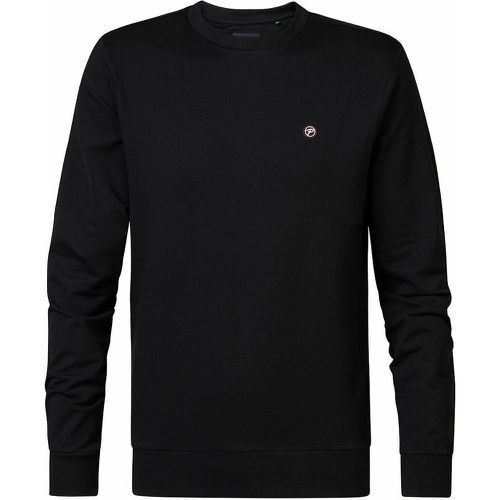 Cotton Crew Neck Sweatshirt - PETROL INDUSTRIES - Modalova