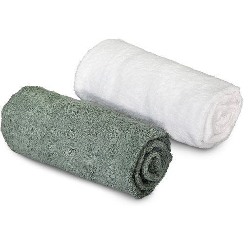 Set of 2 Organic 100% Cotton Towelling Changing Mat Covers - LA REDOUTE INTERIEURS - Modalova