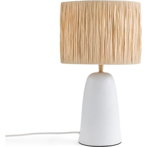 Neven Terracotta and Raffia Table Lamp - LA REDOUTE INTERIEURS - Modalova