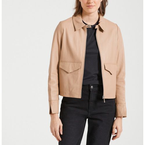 Darla Leather Collared Jacket - OAKWOOD - Modalova