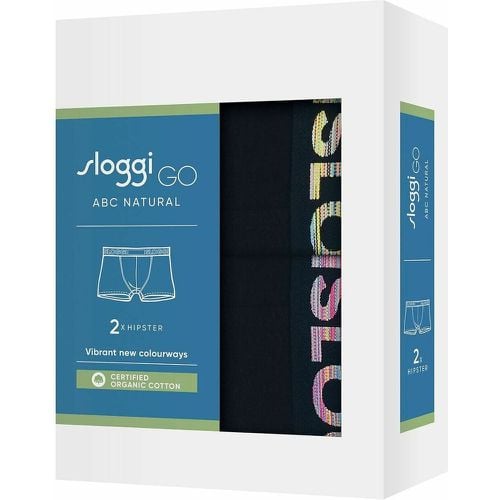 Pack of 2 Go ABC Natural Hipsters in Cotton - Sloggi - Modalova