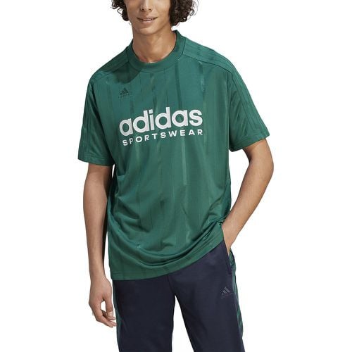 Linear Logo Print T-Shirt with Short Sleeves - ADIDAS SPORTSWEAR - Modalova