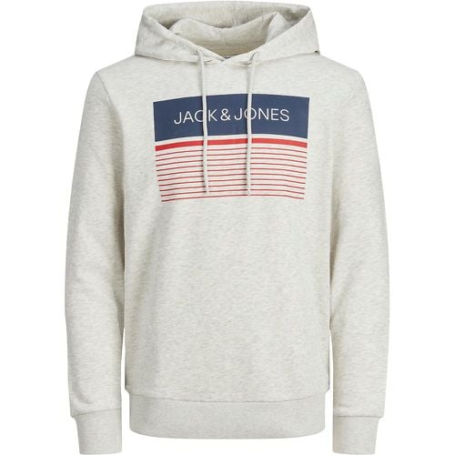 Travis Cotton Mix Hoodie - jack & jones - Modalova