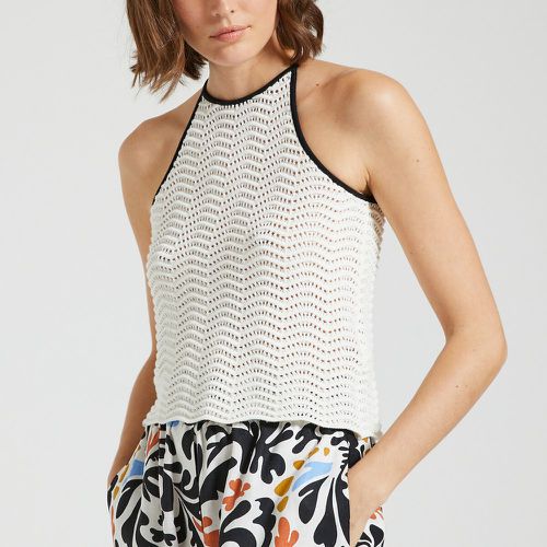 Pany Openwork Vest Top in Cotton - Suncoo - Modalova