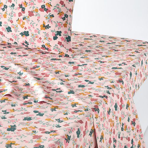 Callas Floral 100% Washed Cotton Flat Sheet - LA REDOUTE INTERIEURS - Modalova