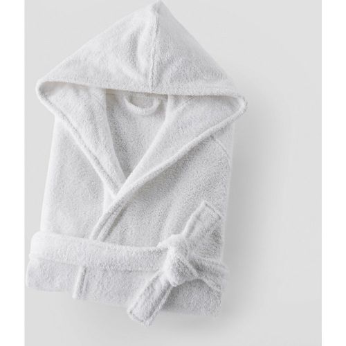 Ismo 100% Organic Cotton Adult Hooded Bathrobe - LA REDOUTE INTERIEURS - Modalova