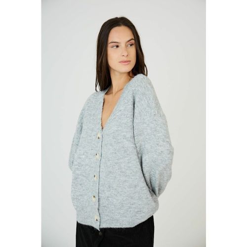 Buttoned V-Neck Cardigan - SEE U SOON - Modalova