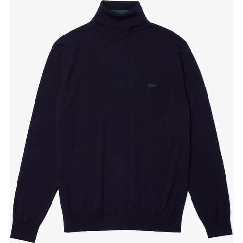 Recycled Wool Turtleneck Jumper - Lacoste - Modalova