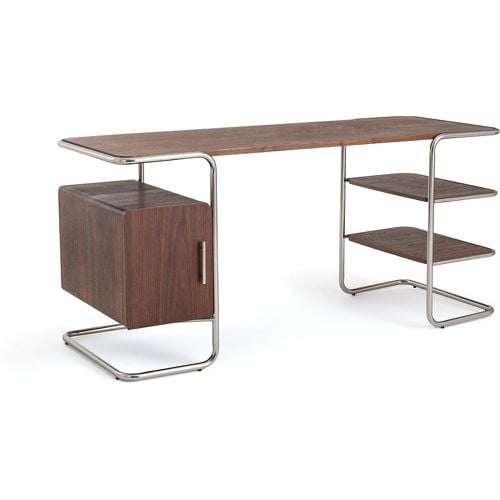 Emlyn Walnut & Metal Frame Desk - AM.PM - Modalova