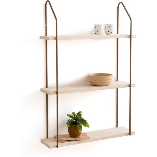 Vinto 65cm Long Pine & Metal Triple Wall Shelf - LA REDOUTE INTERIEURS - Modalova