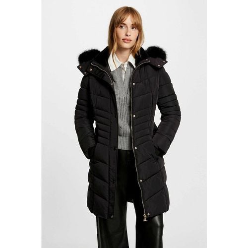 Long Hooded Padded Jacket - Morgan - Modalova