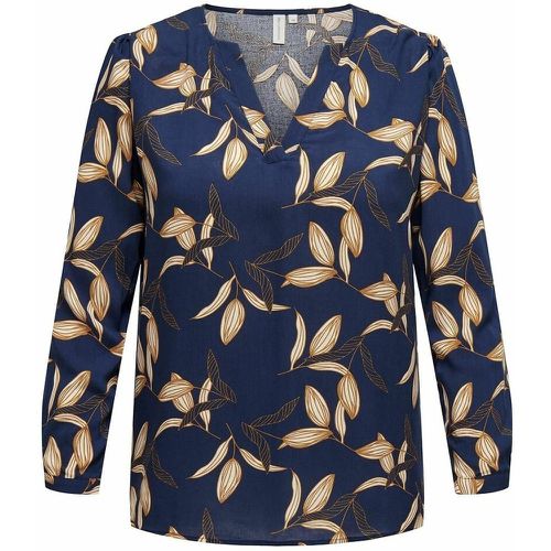 Printed Long Sleeve Blouse - ONLY CARMAKOMA - Modalova