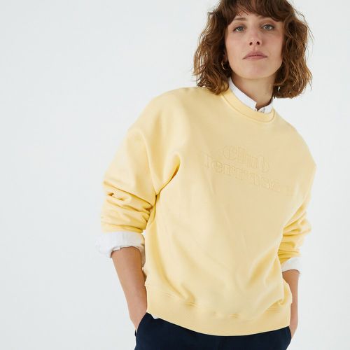 Cotton Embroidered Slogan Sweatshirt - LA REDOUTE COLLECTIONS - Modalova