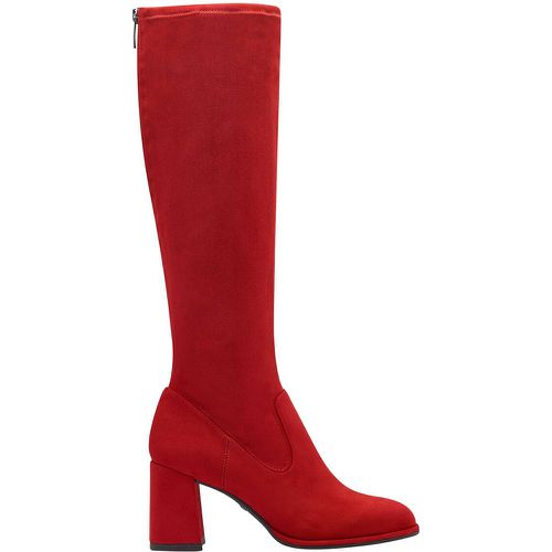 Velour Heeled Calf Boots - tamaris - Modalova