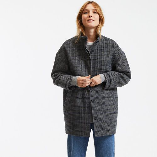 Recycled Checked Winter Coat, Mid-Length - LA REDOUTE COLLECTIONS - Modalova