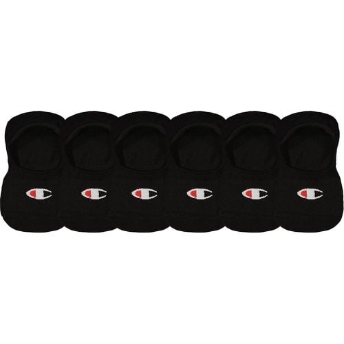 Pack of 6 Pairs of Invisible Socks in Cotton Mix - Champion - Modalova