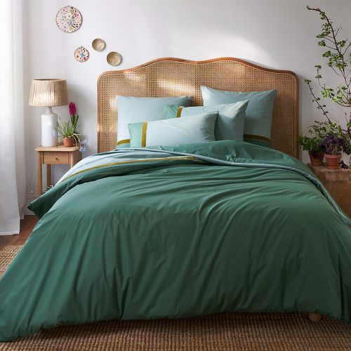 Lucette Two Tone 100% Cotton Duvet Cover - LA REDOUTE INTERIEURS - Modalova