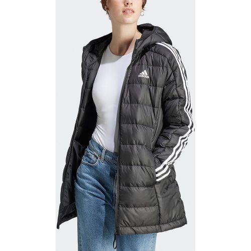 Essentials 3-Stripes Long Hooded Padded Jacket - ADIDAS SPORTSWEAR - Modalova