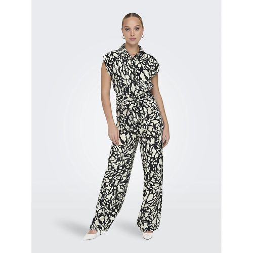 Printed Short Sleeve Jumpsuit - Only - Modalova