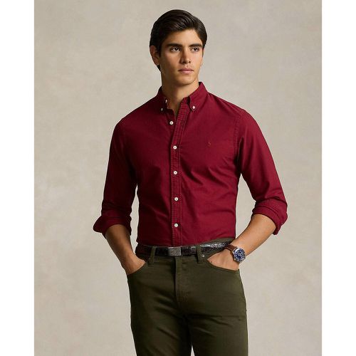 Slim Fit Chino Shirt in Cotton with Logo Embroidery - Polo Ralph Lauren - Modalova