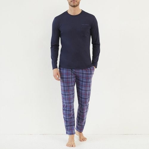 Cotton Crew Neck Pyjamas with Long Sleeves - DODO - Modalova