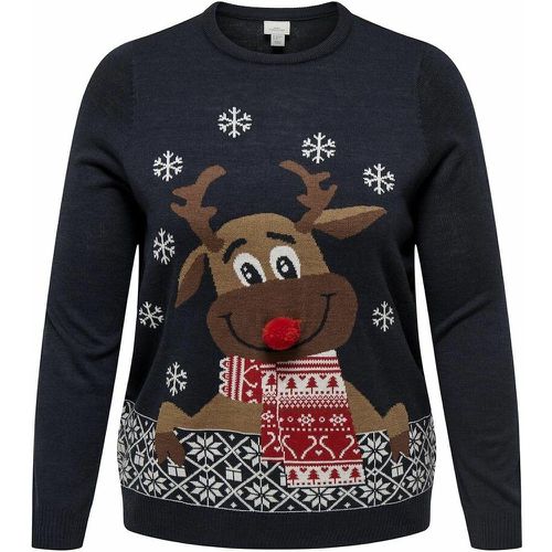 Crew Neck Christmas Jumper - ONLY CARMAKOMA - Modalova